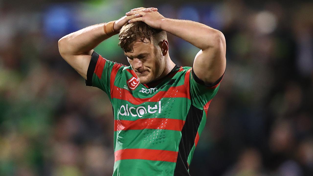 Liam Knight of the Rabbitohs. Photo by Mark Metcalfe/Getty Images
