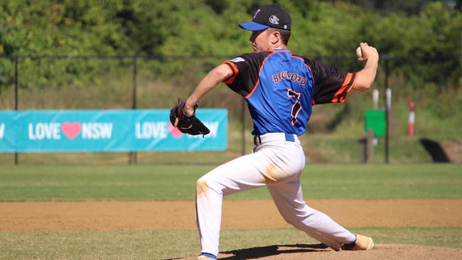 PERFECT PITCH: At Australian Senior League Championships at Albert Park in Lismore on Day 3, Macarthur pitcher Lachlan Bigwood closed out the win on the mound, allowing two runs across 3 1/3 relief innings.