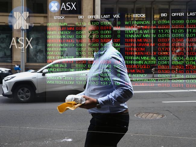 SYDNEY, AUSTRALIA : NewsWire Photos - SEPTEMBER 30 2024 ; A general view of the digital boards at the ASX in Sydney. Picture: NewsWire / Gaye Gerard