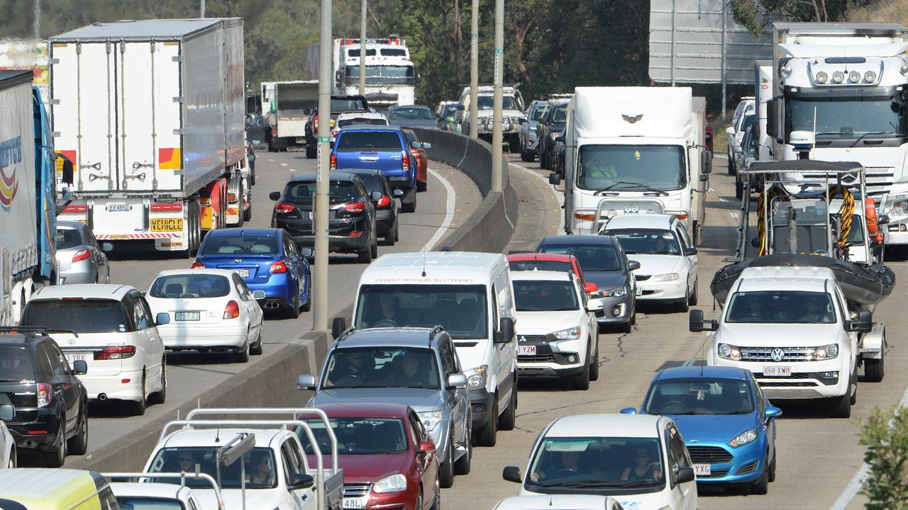 Traffic congestion on the Gold Coast.