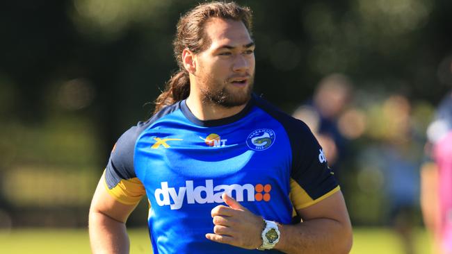 Tepai Moeroa talks his Parramatta, Olympic future. Pic: Mark Evans