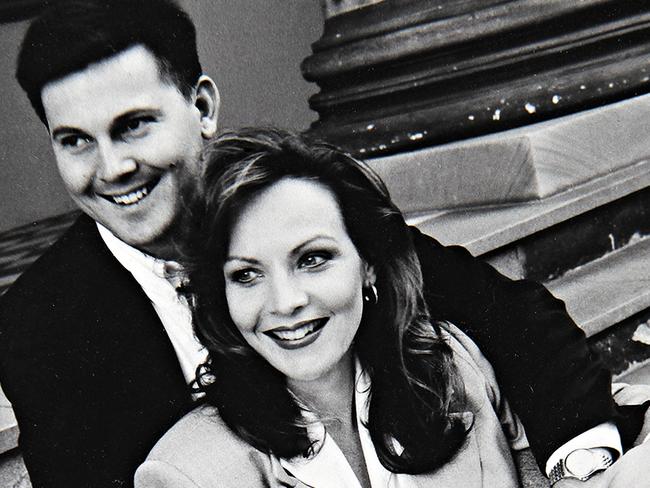 Gerard and Allison Baden-Clay pictured at the time of their engagement.