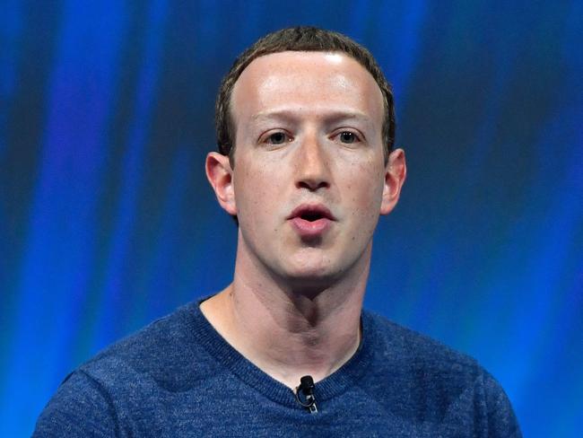 Mark Zuckerberg has come under fire for the failures of his company. Picture: AFP