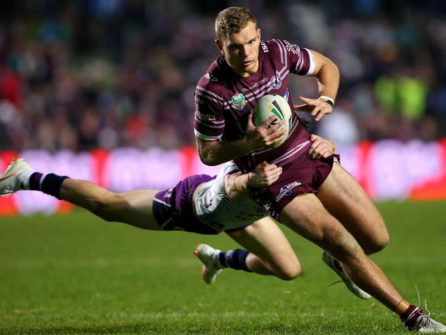 Plenty of SuperCoaches will be flirting with the idea of benching Tom Trbojevic against the Roosters. Picture: Getty Images