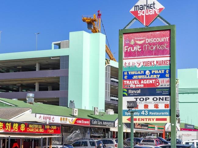 General photograph of Market Square, corner of McCullough Street and Mains Road, Sunnybank, Tuesday, May 5, 2020 - Picture: Richard Walker