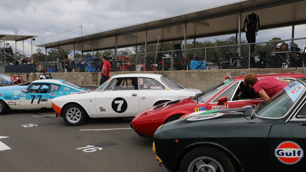 The Historic Car Club Queensland meet at Morgan Park Raceway.