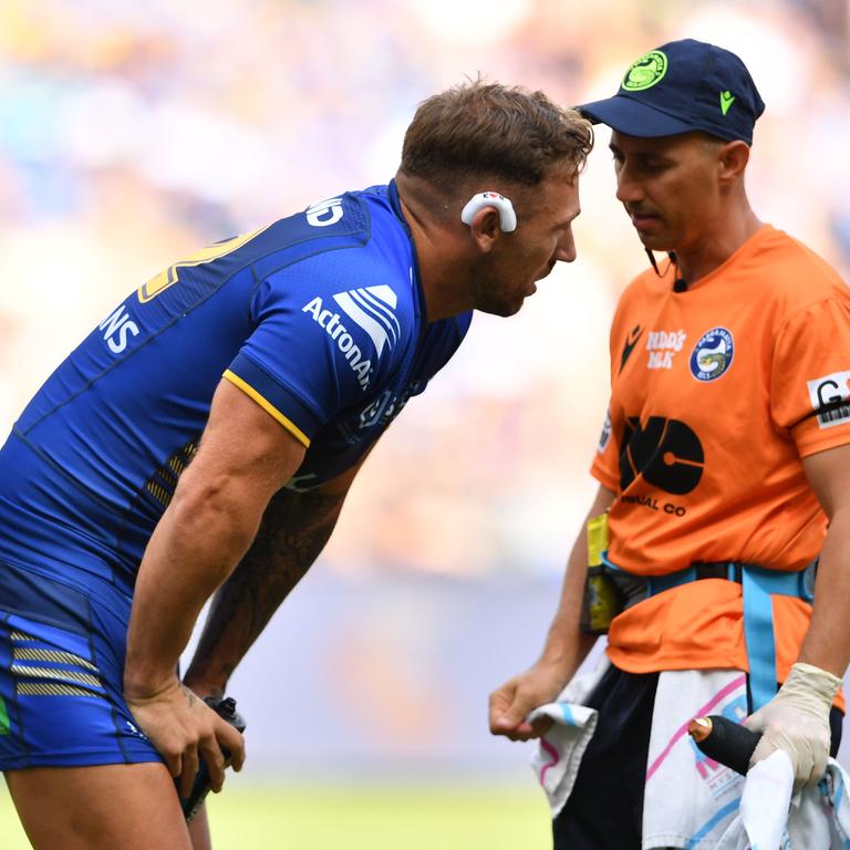 Bryce Cartwright will miss a month of footy with fractured rib. Picture: NRL Imagery