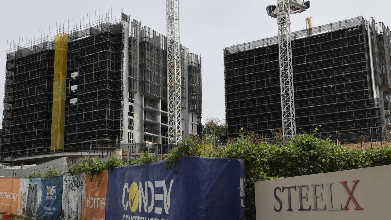 Condev building sites on the Gold Coast. Picture: Nigel Hallett