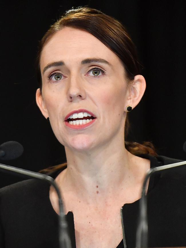 New Zealand Prime Minister Jacinda Ardern.