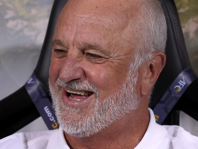 CANBERRA, AUSTRALIA - MARCH 26: Australian Head Coach Graham Arnold during the FIFA World Cup 2026 Qualifier match between Australia Socceroos and Lebanon at GIO Stadium on March 26, 2024 in Canberra, Australia. (Photo by Cameron Spencer/Getty Images)