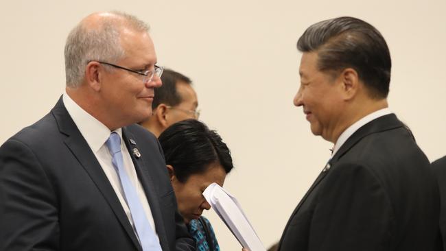 China has been challenging countries seeking an inquiry into the origins of coronavirus. Picture: Adam Taylor/PMO