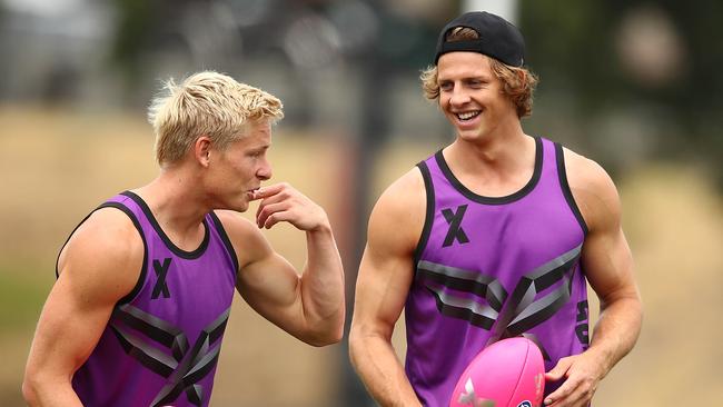 Nat Fyfe, right, picture with Isaac Heeney is the best captain option this week.