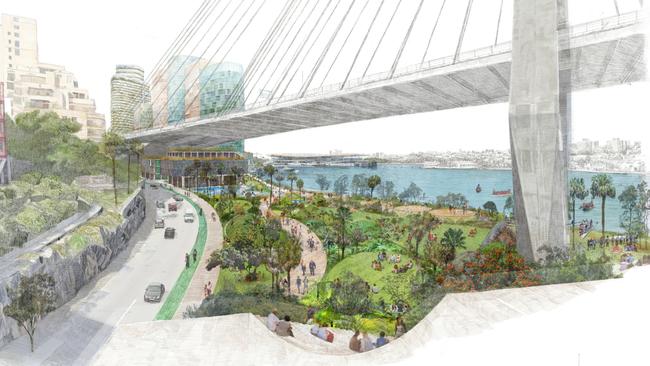 The plan would see new public open space and a foreshore promenade.