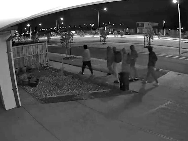 CCTV footage shows crimes being committed in Mambourin Estate in Melbourne's west. Picture: Supplied