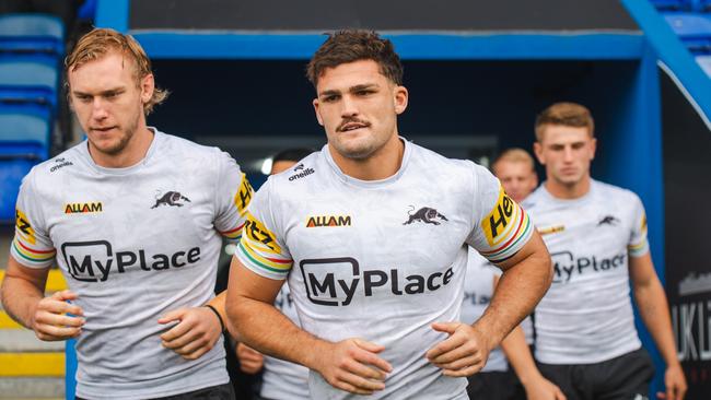 NRL, Penrith Panthers training at Warrington. Nathan Cleary. Photo: Joseph Richardson / Supplied