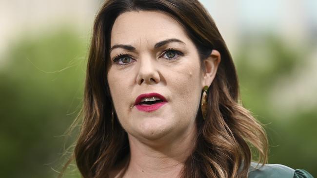 Greens Senator Sarah Hanson-Young said the Coalition and gas lobby did not want public scrutiny. Picture: NCA NewsWire / Martin Ollman