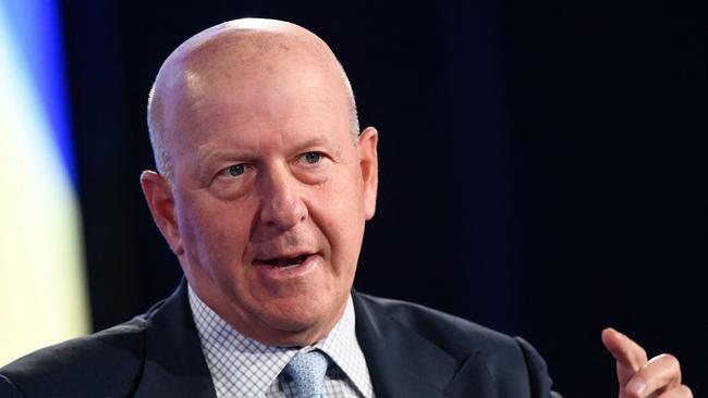 Goldman Sachs CEO David Solomon has headed the company since October 2018. Picture: Patrick T. Fallon/AFP