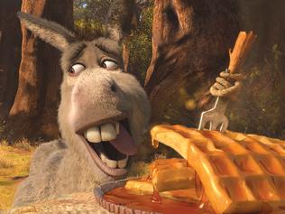 EMBARGOED TIL SEPT 6: Dreamworks characters ... Donkey from Shrek. Picture: Dreamworks