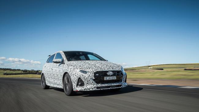 Hyundai invited a handful of media to try the new i20 N at Wakefield Park.