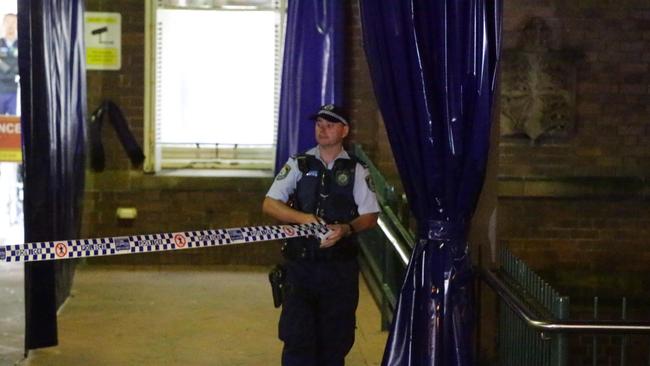 RPA Hospital became a crime scene. Picture: Bill Hearne