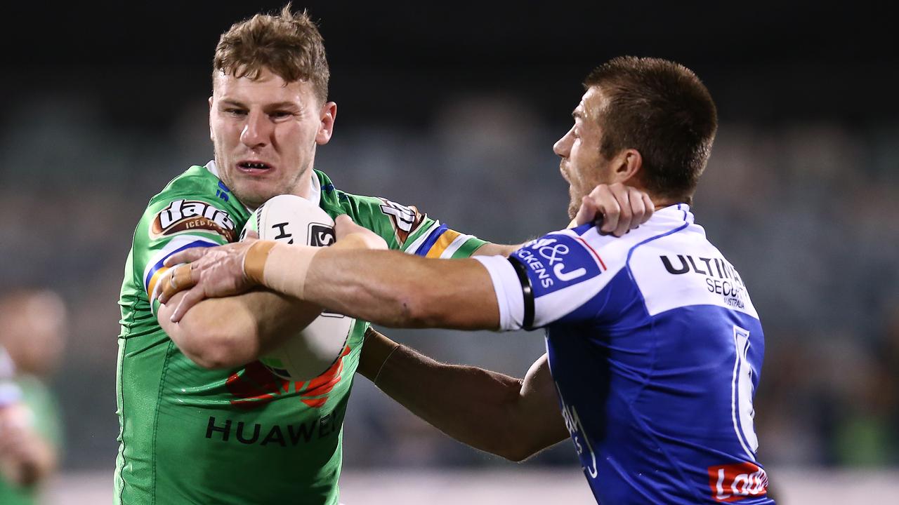 George Williams in action for the Raiders. Picture: Jason McCawley/Getty Images