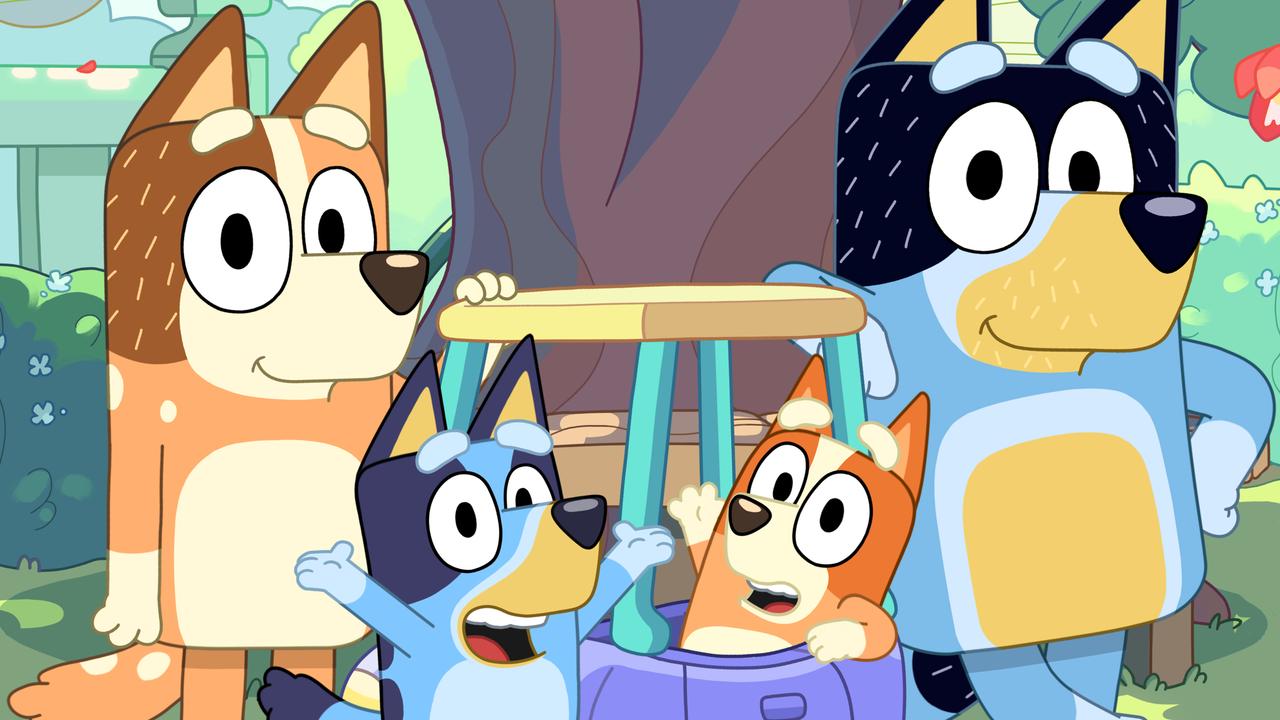 The Heeler family from Brisbane-made global kids’ smash hit series Bluey