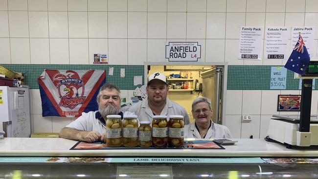 Nightcliff Premium Meats’ Alan Rogers, Kane Rogers and Jackie Rogers. Picture: Supplied