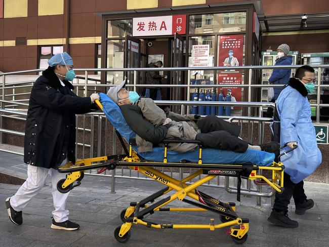 China has seen a surge in Covid-19 cases since the government lifted its strict zero tolerance measures to contain the virus earlier this month. Picture: Getty Images