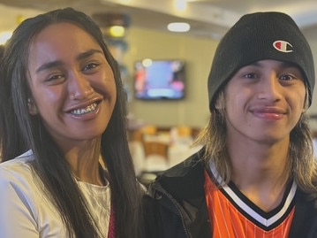 Port Lincoln teen Phillip Haereroa-Rogers battles cancer – for the third time.  Phillip Haereroa-Rogers with his sister Manasseh. Picture: Supplied