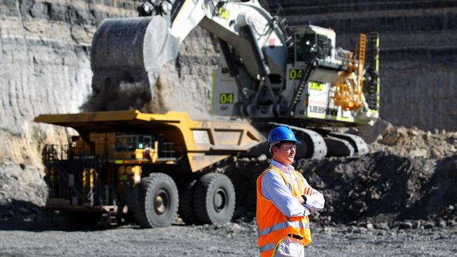 Mr Schmidt as CEO Yancoal Australia. 2014. Picture: James Croucher.