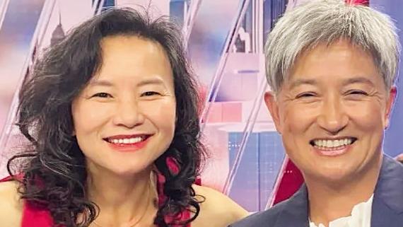 Cheng Lei supplied images   NETWORK SPECIAL. NO AUS, NO NEWS.COM , PLEASE CONTACT NETWORK PICTURE DESK BEFORE PUBLISHING.     ,   Strict Embargo until May 25, queries to Justin Lees.    A poignant moment: I met Foreign Minister Penny Wong on the set at Sky News, in Adelaide in January 2025, fifteen months after she had welcomed me back to Australia with a hug. While I was in detention, she had written to my kids and to me with simple words that brought emotional comfort.