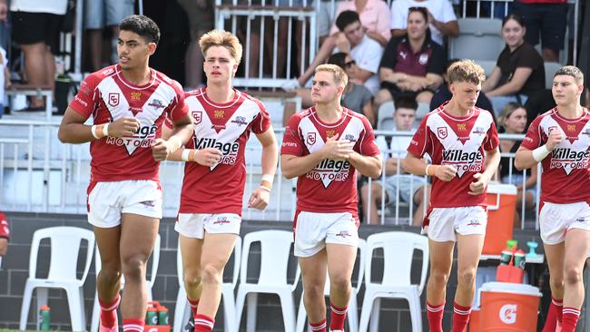 Connell Cup under 17 rugby league grand final between Redcliffe and Blackhawks. Saturday 13, 2024. Picture, John Gass