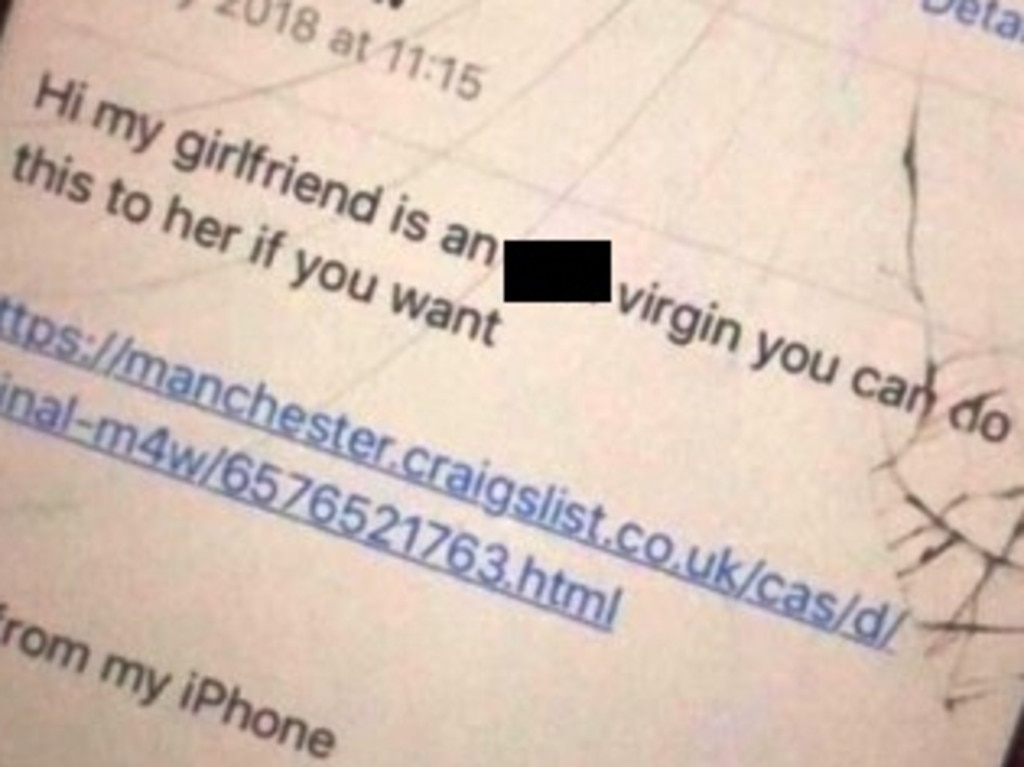 Woman finds boyfriend placed Craigslist ad inviting strangers to rape