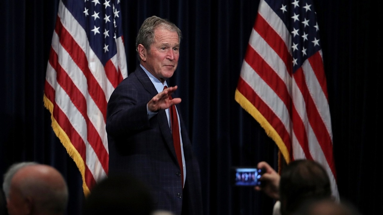 George W Bush condemns 'sickening' attack on US Capitol