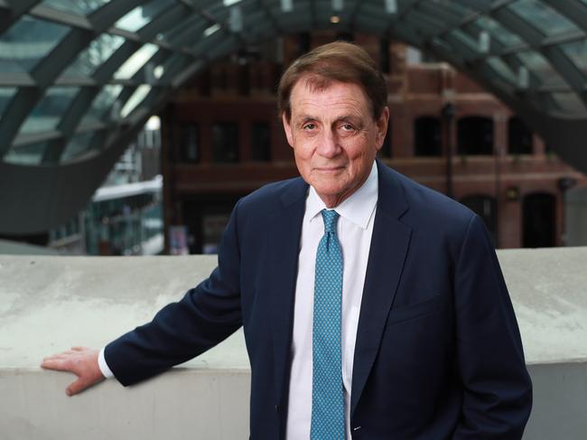 1/9/22: Bill Evans, the Westpac Chief Economist outside of Westpac HQ in Sydney. John Feder/The Australian.