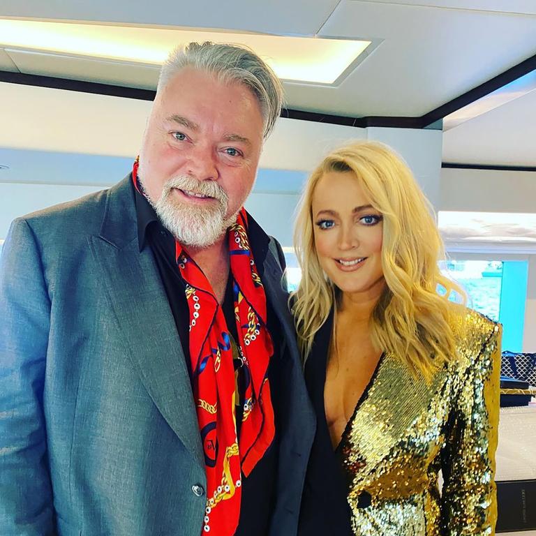 Kyle Sandilands and Jackie O were both gobsmacked by a caller’s on-air admission on Tuesday. Picture: Instagram/JackieO