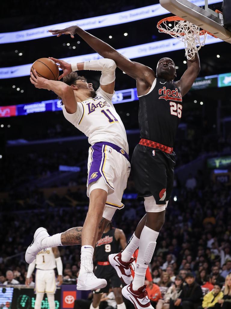 Reath’s taken huge strides in the NBA with Portland. Picture: Getty Images