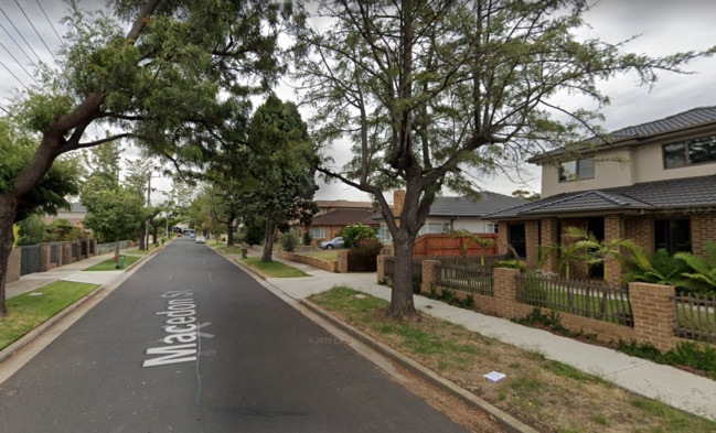 Macedon St, Maribyrnong, in Melbourne’s west.