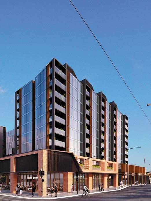 The development proposed for the former ES &amp; Wigg Son factory in Thebarton. Image: Supplied