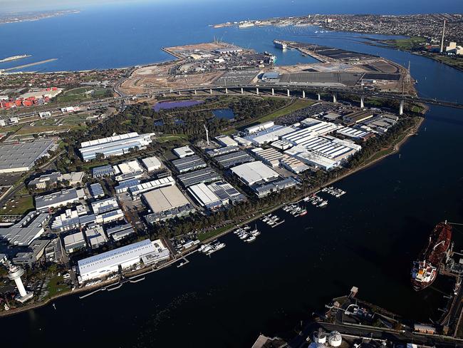 Fishermans Bend is earmarked for an office development. Pictures: Tim Carrafa