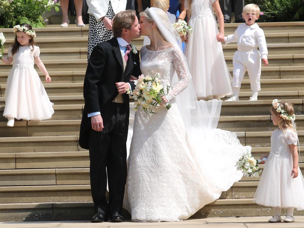 Thomas Kingston and Lady Gabriella Windsor at their wedding in 2019. Picture: Chris Jackson/WPA Pool/Getty Images