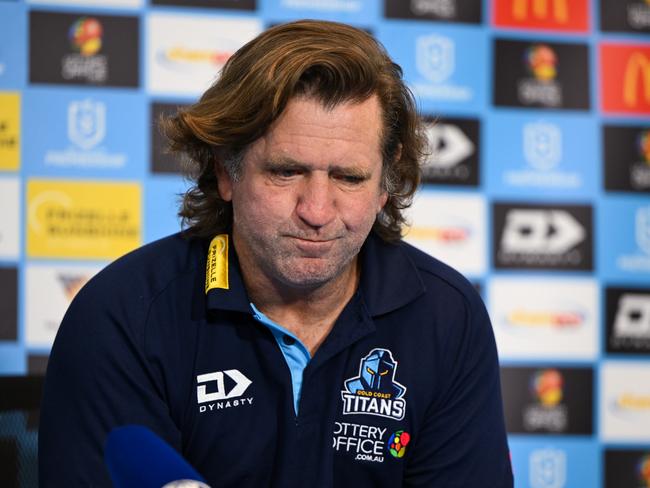 Des Hasler and Fifita’s relationship has soured. Picture: NRL photos
