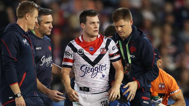 Roosters star Luke Keary suffered his second concussion this season. Picture: Brett Costello