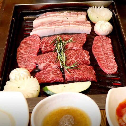 Delicious cuts of meat from Maru Korean BBQ