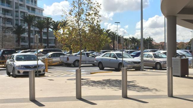 Parking at West Lakes Shopping Centre.