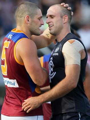 Brendan Fevola and Chris Judd.