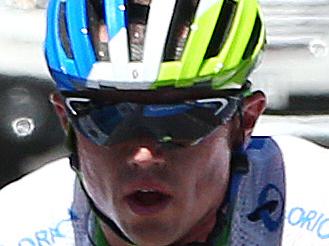 Tour Down Under - Stage 2 - Unley to Stirling. Simon Gerrans rolls in after being involved in a crash close the finish. Photo Sarah Reed.