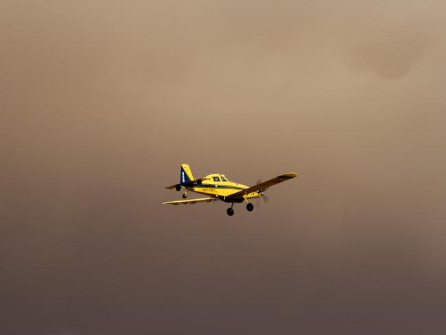 Multiple emergency services are attempting to control a blaze at Kinkuna, Goodwood as aerial services offer support.