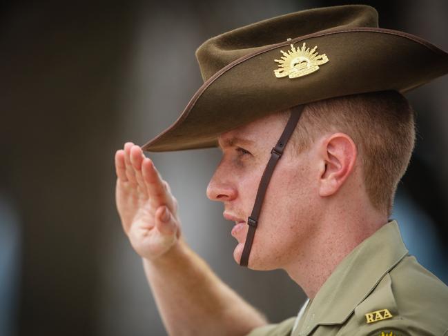 ADF during the commemorations of the 79th anniversary of the bombing of Darwin on the 19th of February 1942Picture Glenn Campbell