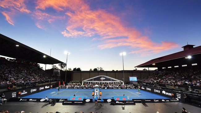 Memorial Drive during the World Tennis Challenge match between Gael Monfils and Thanasi Kokkinakis earlier this month. Picture: Daniel Kalisz/Getty Images